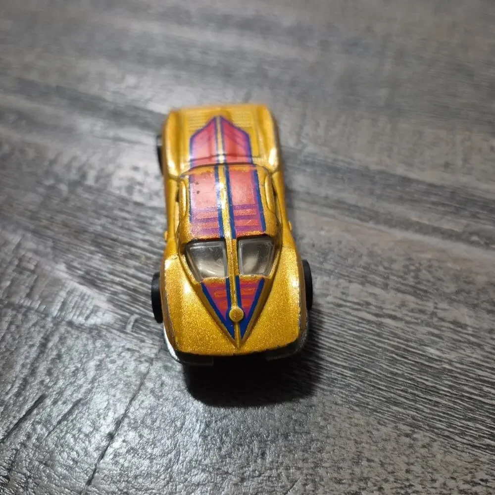 Vtg Hot Wheels Hi-Raker 1963 Corvette Stingray Split Window Gold Hong Kong 1979